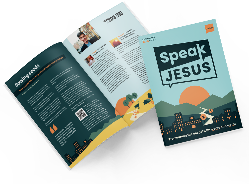 Speak Jesus spread